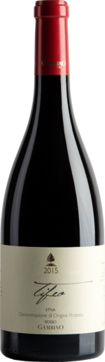bottiglia di Tifeo Rosso annata 2015