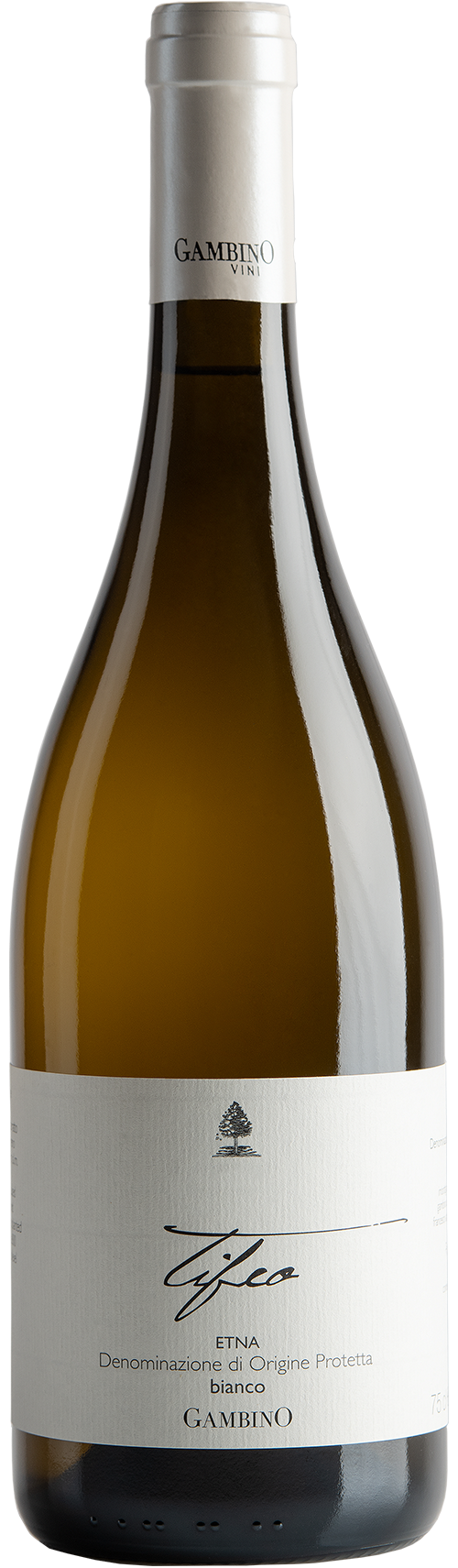 bottiglia di Tifeo Bianco annata 2020